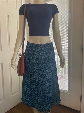 Cold water Creek sheer summer skirt